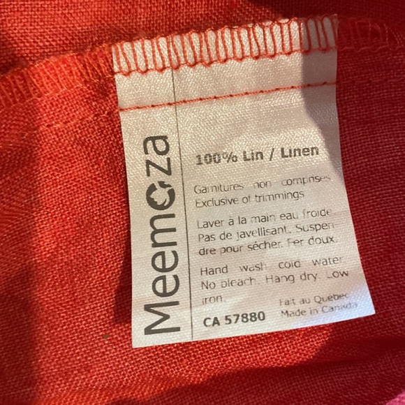 Pink Meemoza linen skirt - Picture 3 of 4